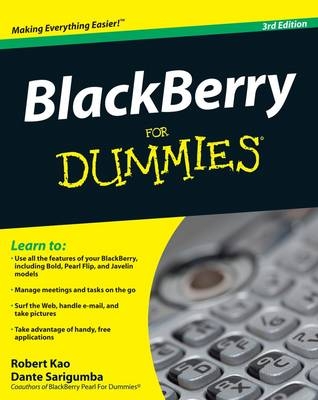 BlackBerry For Dummies - Robert Kao, Dante Sarigumba