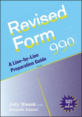 Revised Form 990 - Jody Blazek, Amanda Adams