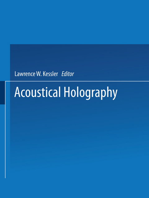 Acoustical Holography - 