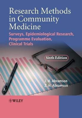 Research Methods in Community Medicine - Joseph Abramson, Z. H. Abramson