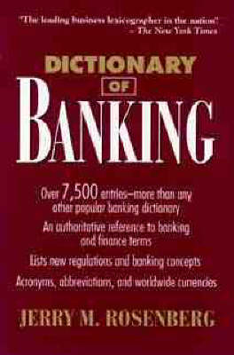 Dictionary of Banking - 