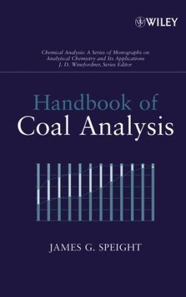 Handbook of Coal Analysis - James G. Speight