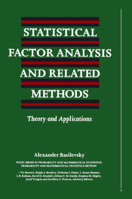 Statistical Factor Analysis and Related Methods - Alexander T. Basilevsky