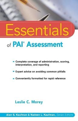 Essentials of PAI Assessment - Leslie C. Morey