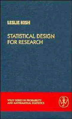 Statistical Design for Research - Leslie Kish