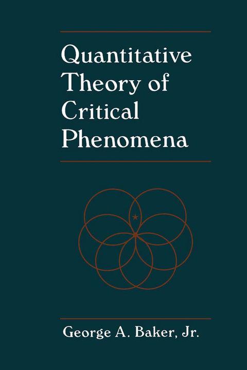 Quantitative Theory of Critical Phenomena -  George A. Jr. Baker