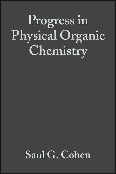 Progress in Physical Organic Chemistry - 