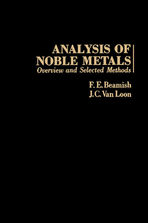 Analysis of Noble Metals - 