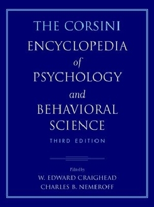 The Corsini Encyclopedia of Psychology and Behavioral Science, 4 Volume Set - 