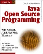 Java Open Source Programming - Joseph Walnes, Ara Abrahamian, Mike Cannon-Brookes, Patrick A. Lightbody