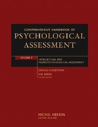 Comprehensive Handbook of Psychological Assessment, Volume 1 - 