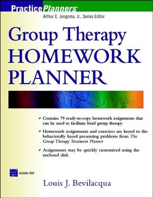 Group Therapy Homework Planner - Louis J. Bevilacqua