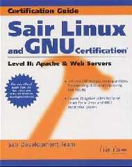 SAIR Linux and GNU Certification - Tobin Maginnis,  Sair Development Team