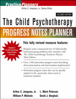 The Child Psychotherapy Progress Notes Planner - William McInnes