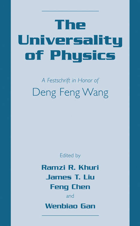 The Universality of Physics - 