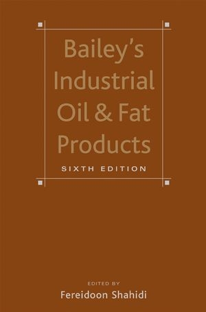 Bailey's Industrial Oil and Fat Products, Set - 