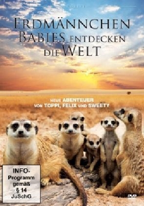 Erdmännchen-Babies entdecken die Welt, 1 DVD