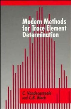 Modern Methods for Trace Element Determination - C. Vandecasteele, C. B. Block