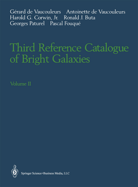 Third Reference Catalogue of Bright Galaxies - Gerard De Vaucouleurs, Antoinette De Vaucouleurs, Harold G. Jr. Corwin, Ronald J. Buta, Georges Paturel