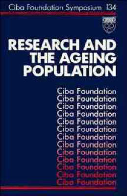 Research and the Ageing Population - T.F. Williams