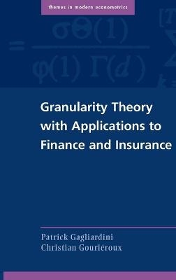 Granularity Theory with Applications to Finance and Insurance - Patrick Gagliardini, Christian Gouriéroux