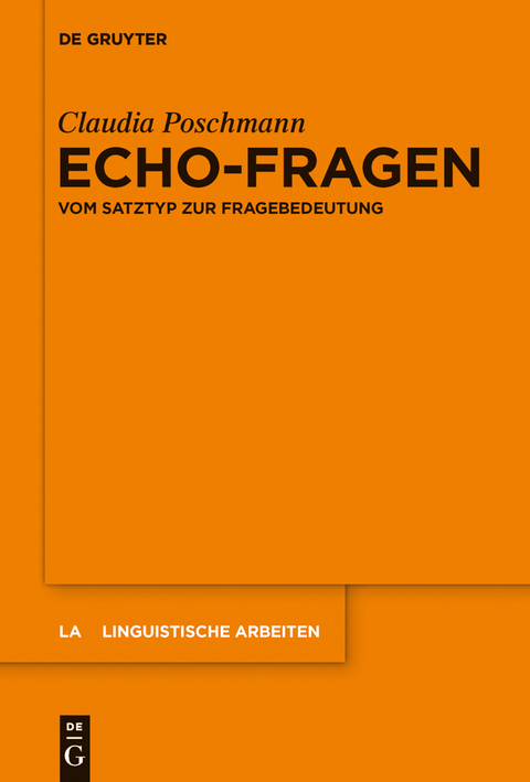 Echo-Fragen - Claudia Poschmann