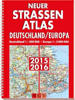 Neuer Straßenatlas Deutschland/Europa 2015/2016