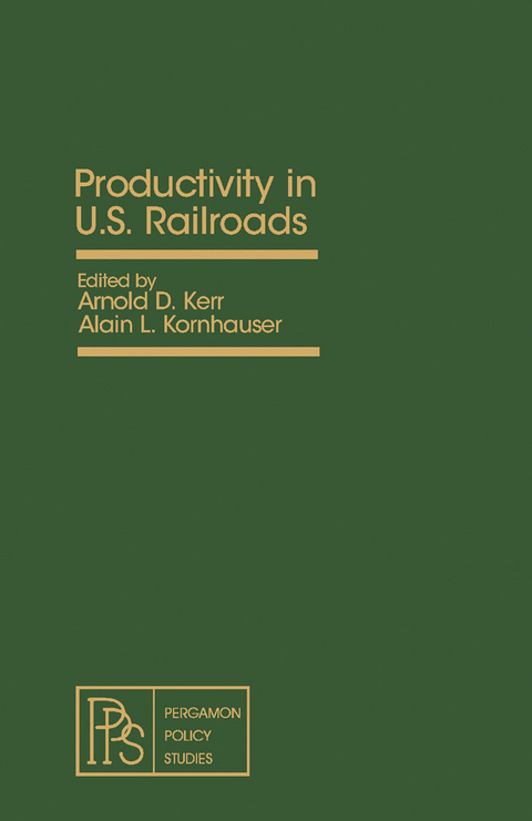 Productivity in U.S. Railroads - 