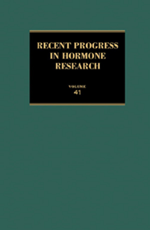 Recent Progress in Hormone Research - 