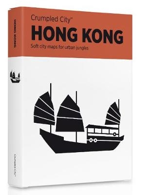 Hong Kong Crumpled City Map