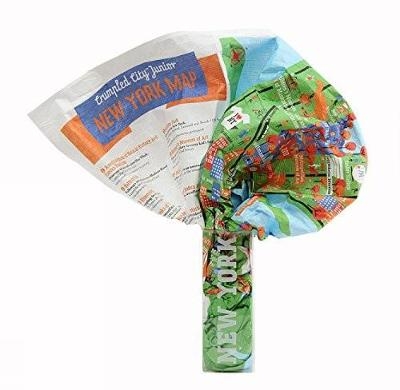 Junior New York Crumpled City Map -  Palomar