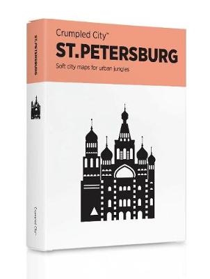 St Petersburg Crumpled City Map