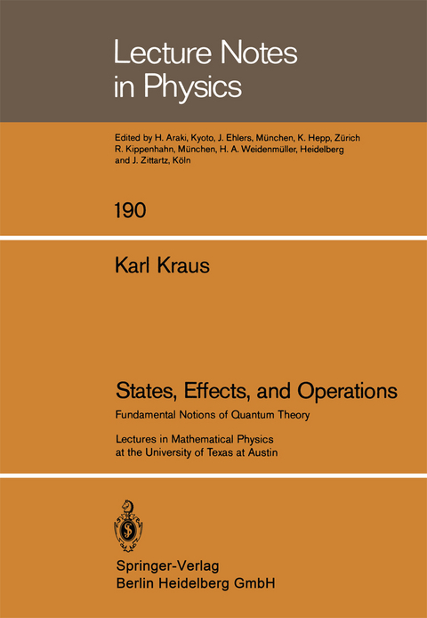 States, Effects, and Operations - K. Kraus