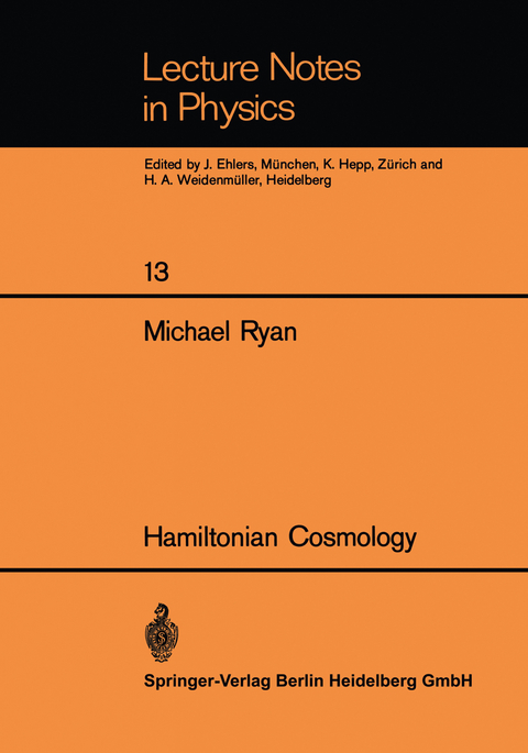 Hamiltonian Cosmology - Michael Ryan