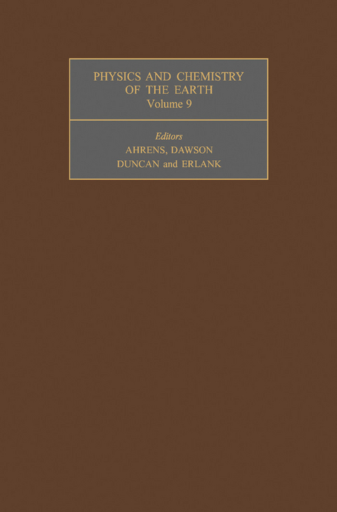 Physics and Chemistry of the Earth - 