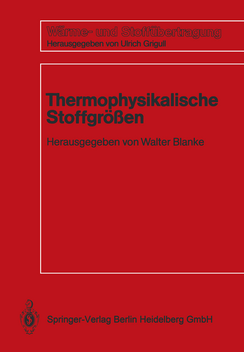 Thermophysikalische Stoffgrößen - 