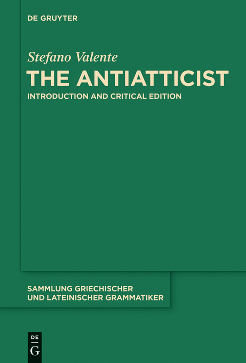 The Antiatticist -  Stefano Valente