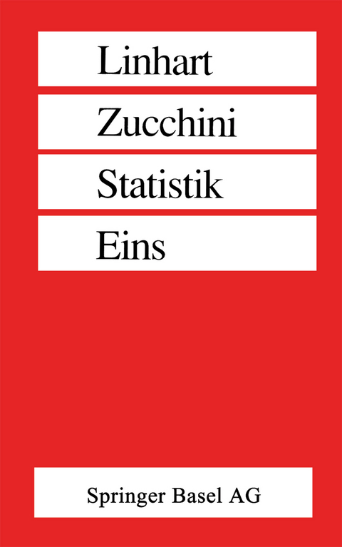 Statistik Eins -  Linhart,  Zucchini