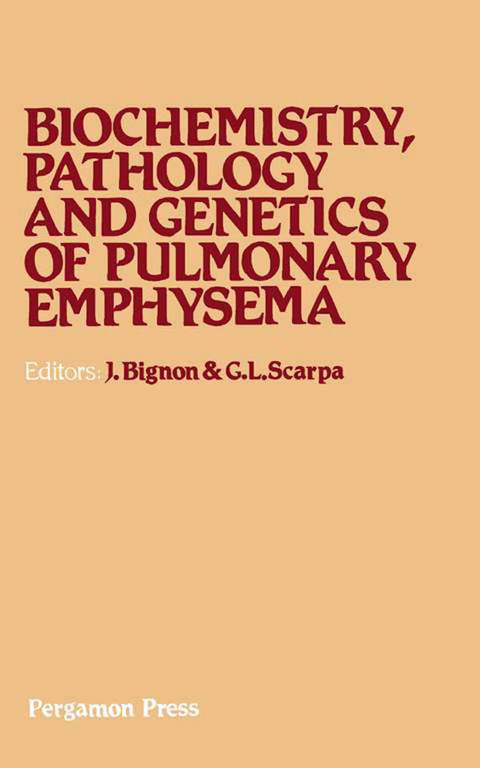 Biochemistry, Pathology and Genetics of Pulmonary Emphysema - 