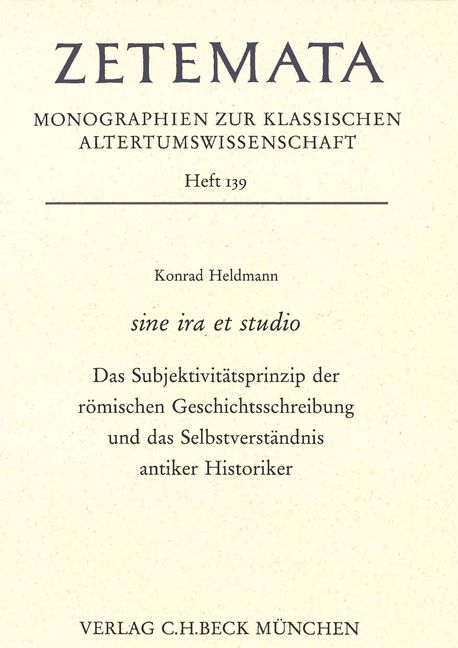 sine ira et studio - Konrad Heldmann