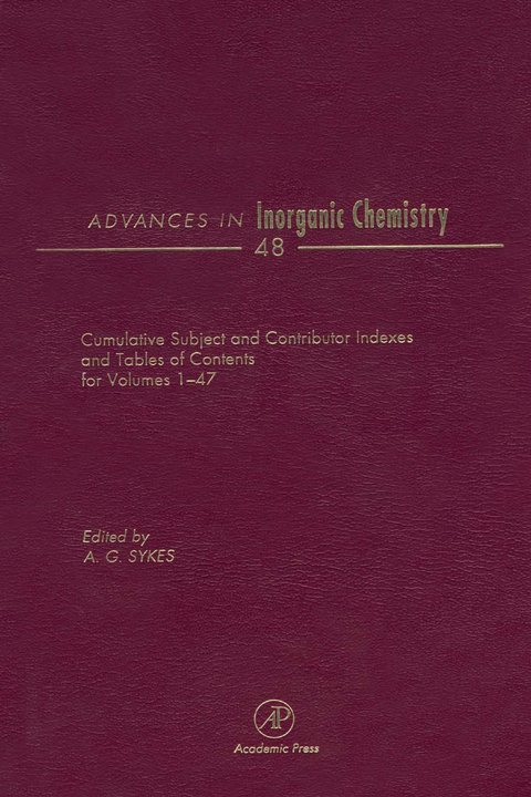 Advances in Inorganic Chemistry