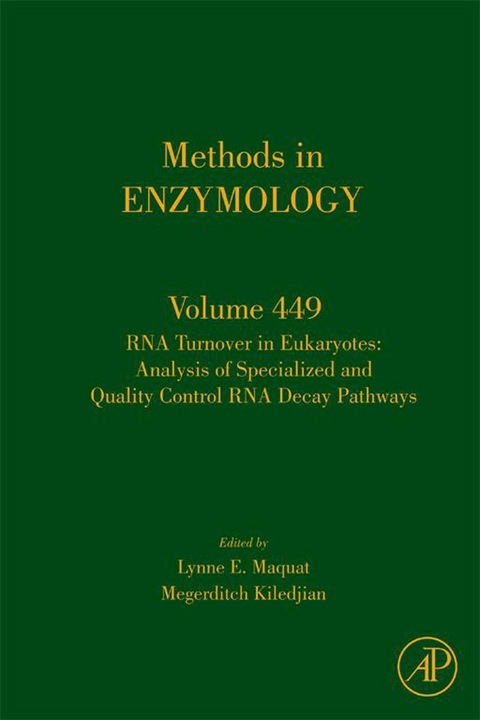 RNA Turnover in Eukaryotes: Analysis of Specialized and Quality Control RNA Decay Pathways - 