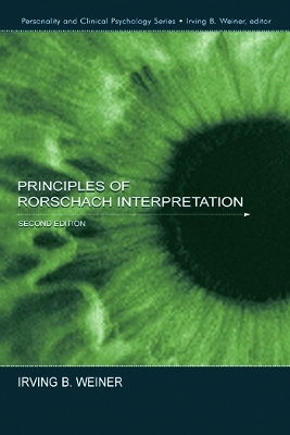 Principles of Rorschach Interpretation - Irving B. Weiner