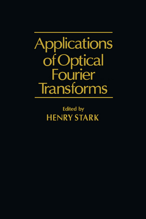 Application of Optical Fourier Transforms - 