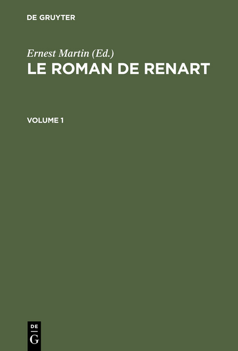 Le Roman de Renart - 