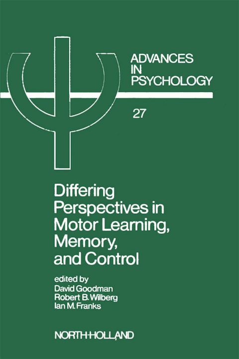 Differing Perspectives in Motor Learning, Memory, and Control - 