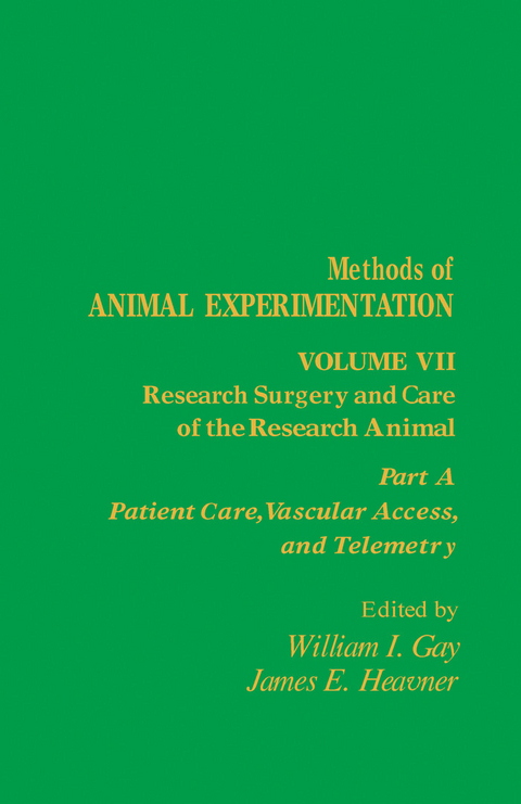 Research Surgery and Care of the Research Animal - 