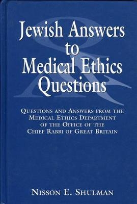 Jewish Answers to Medical Questions - Nisson Shulman