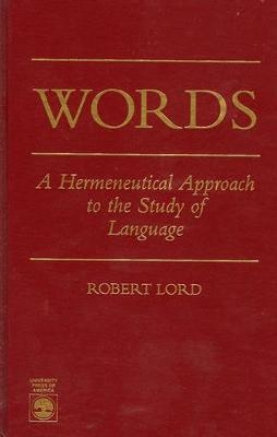 Words - Robert Lord