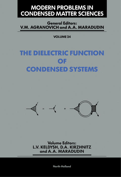 Dielectric Function of Condensed Systems - 